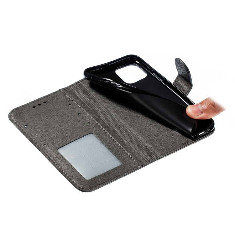 For iPhone 11 Pro Feather Pattern Litchi Texture Horizontal Flip Leather Case with Wallet & Holder & Card Slots
