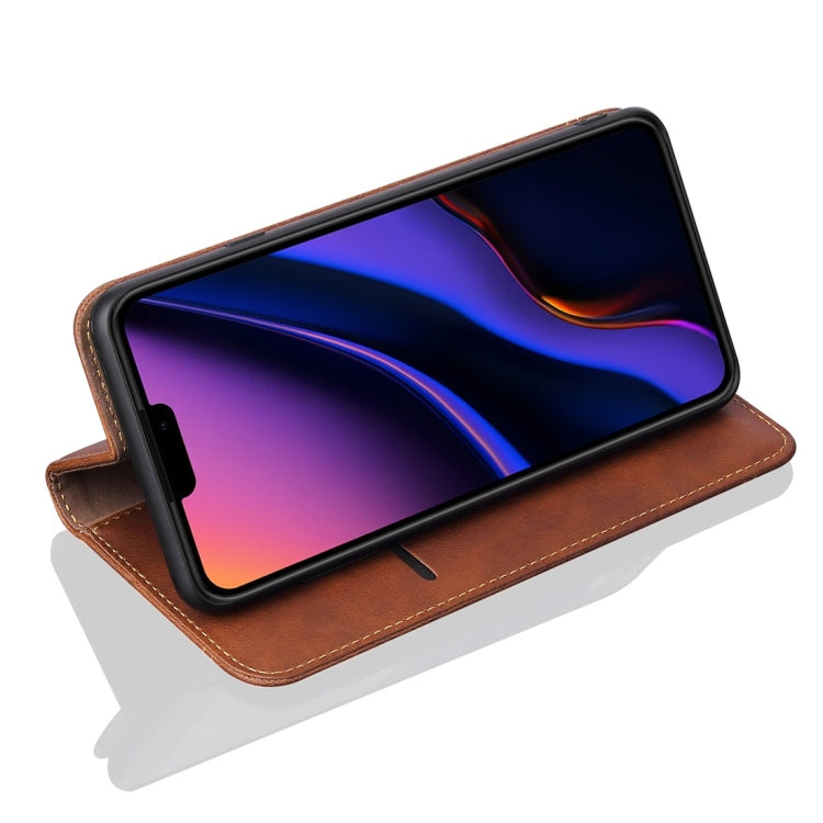For iPhone 11 Pro Casual Style Retro Crazy Horse Texture Horizontal Flip Leather Case with Card Slots & Holder & Wallet