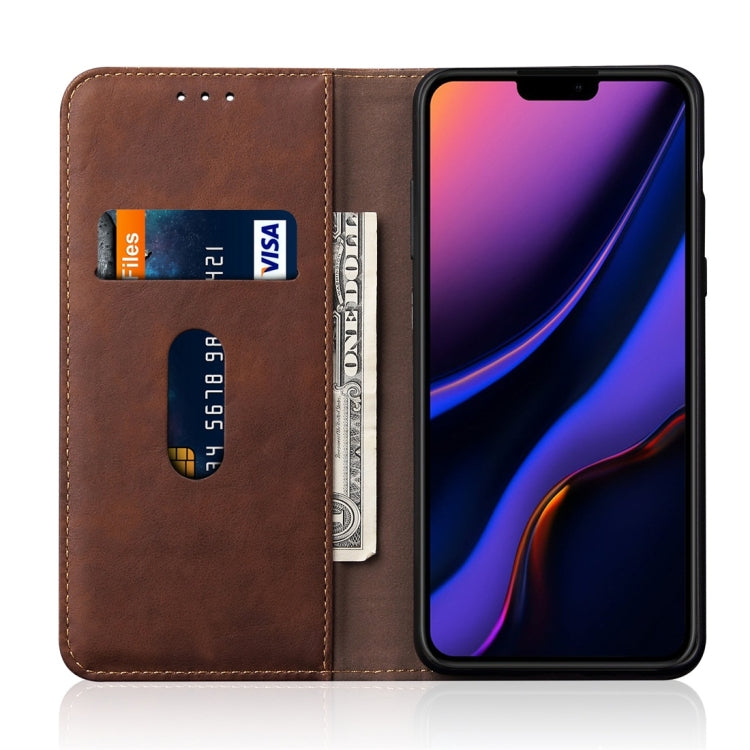 For iPhone 11 Pro Max Casual Style Retro Crazy Horse Texture Horizontal Flip Leather Case with Card Slots & Holder & Wallet