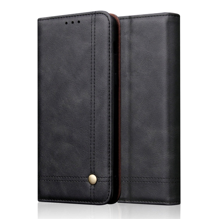 For iPhone 11 Casual Style Retro Crazy Horse Texture Horizontal Flip Leather Case with Card Slots & Holder & Wallet