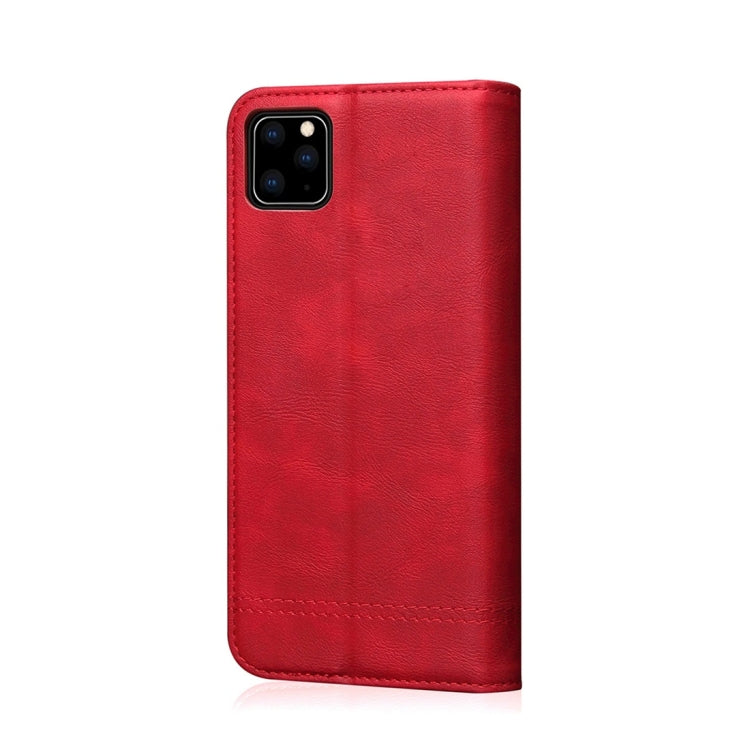 For iPhone 11 Casual Style Retro Crazy Horse Texture Horizontal Flip Leather Case with Card Slots & Holder & Wallet