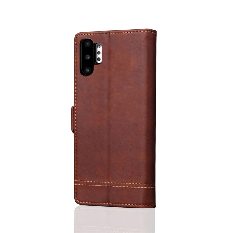 Casual Style Retro Crazy Horse Texture Horizontal Flip Leather Case with Card Slots & Holder & Wallet for Galaxy Note 10+