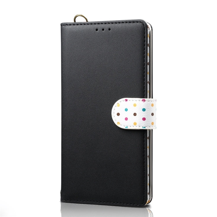 For iPhone 11 Wave Point Horizontal Flip Leather Case with Card Slots & Holder & Wallet & Lanyard