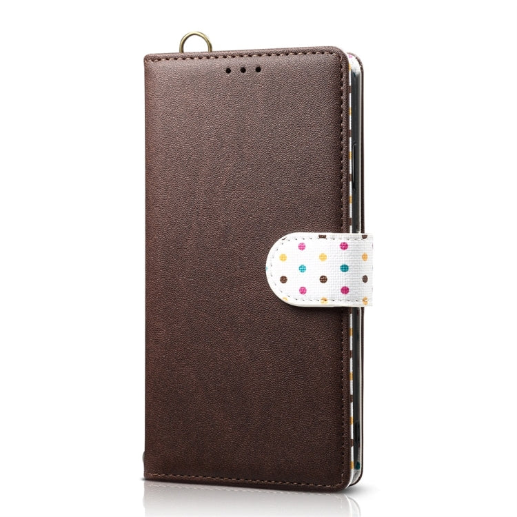 For iPhone 11 Wave Point Horizontal Flip Leather Case with Card Slots & Holder & Wallet & Lanyard