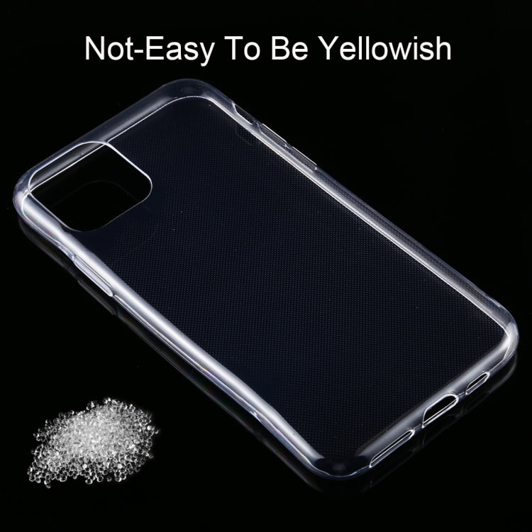 50 PCS 0.5mm Ultra-Thin Transparent TPU Protective Case for iPhone 11 Pro