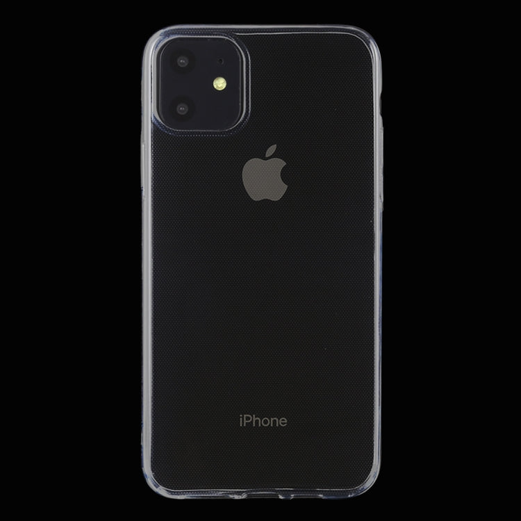50 PCS 0.5mm Ultra-Thin Transparent TPU Protective Case for iPhone 11