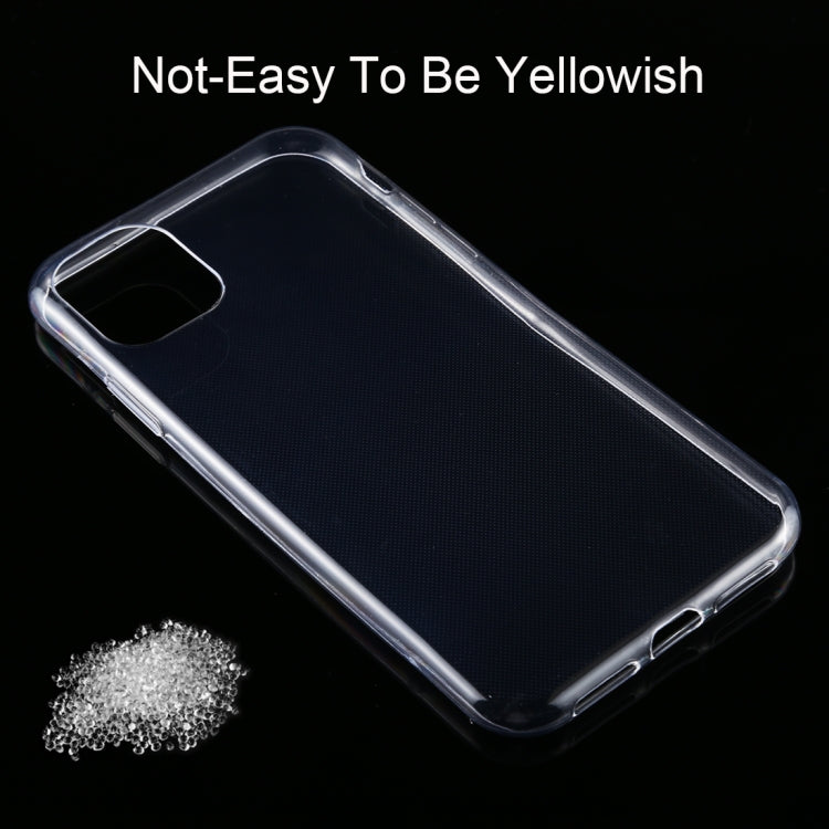 50 PCS 0.5mm Ultra-Thin Transparent TPU Protective Case for iPhone 11