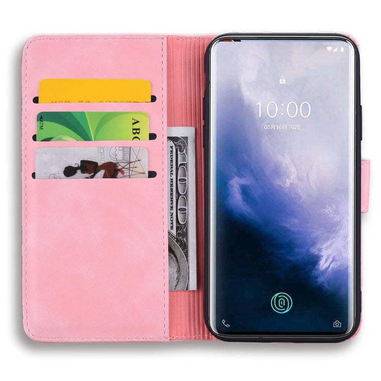 Calf Pattern Double Folding Design Embossed Leather Case with Wallet & Holder & Card Slots for Galaxy Note 10+