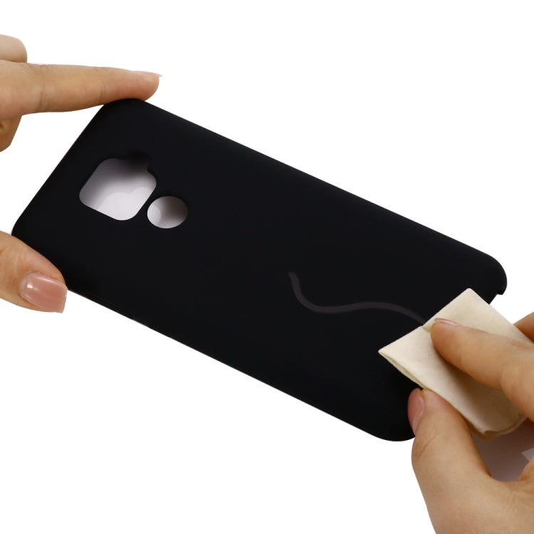Solid Color Liquid Silicone Shockproof Coverage Case For Huawei Nova 5i Pro / Mate 30 Lite