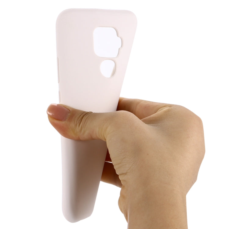 Solid Color Liquid Silicone Shockproof Coverage Case For Huawei Nova 5i Pro / Mate 30 Lite