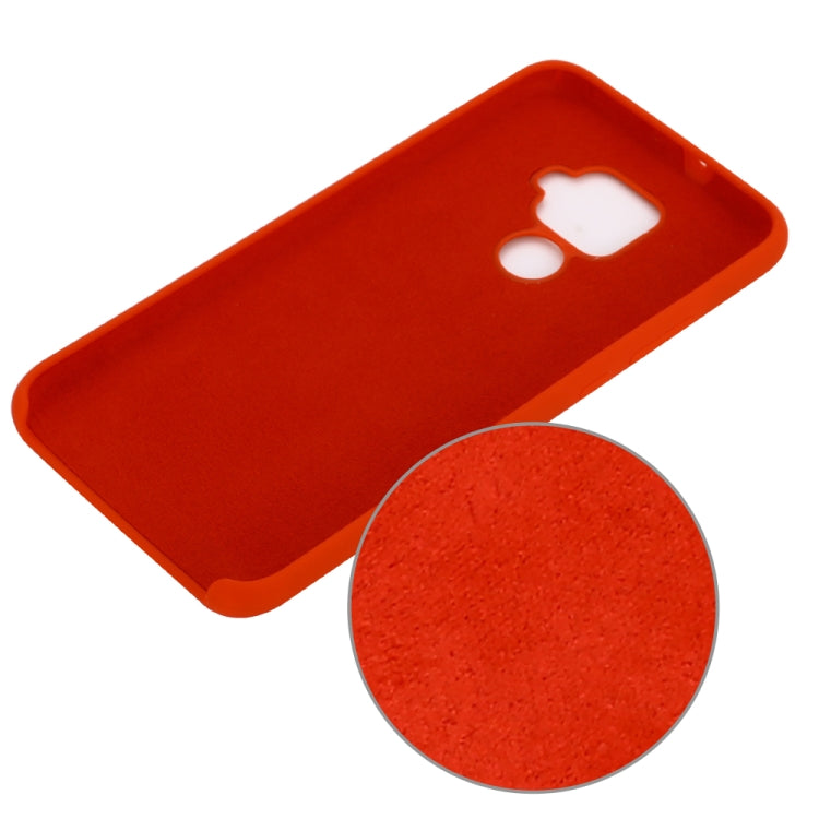 Solid Color Liquid Silicone Shockproof Coverage Case For Huawei Nova 5i Pro / Mate 30 Lite