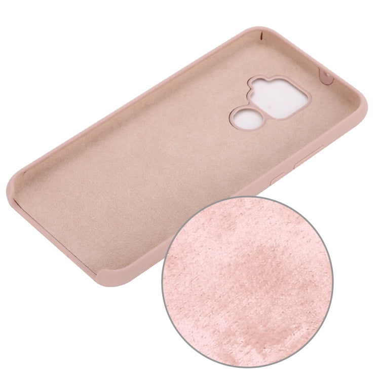 Solid Color Liquid Silicone Shockproof Coverage Case For Huawei Nova 5i Pro / Mate 30 Lite