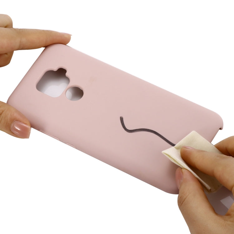 Solid Color Liquid Silicone Shockproof Coverage Case For Huawei Nova 5i Pro / Mate 30 Lite