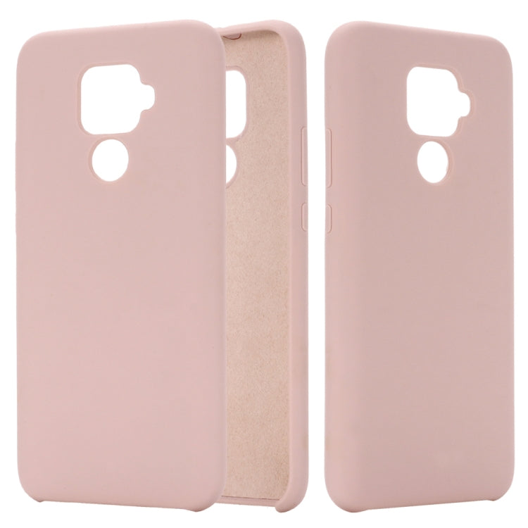 Solid Color Liquid Silicone Shockproof Coverage Case For Huawei Nova 5i Pro / Mate 30 Lite
