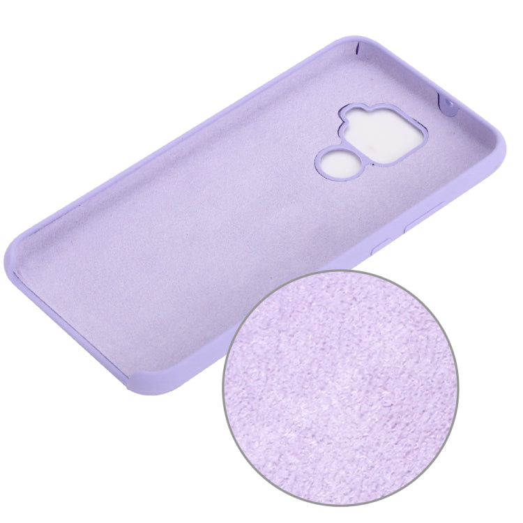 Solid Color Liquid Silicone Shockproof Coverage Case For Huawei Nova 5i Pro / Mate 30 Lite