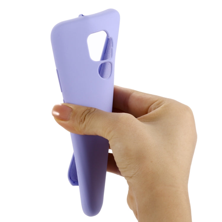 Solid Color Liquid Silicone Shockproof Coverage Case For Huawei Nova 5i Pro / Mate 30 Lite