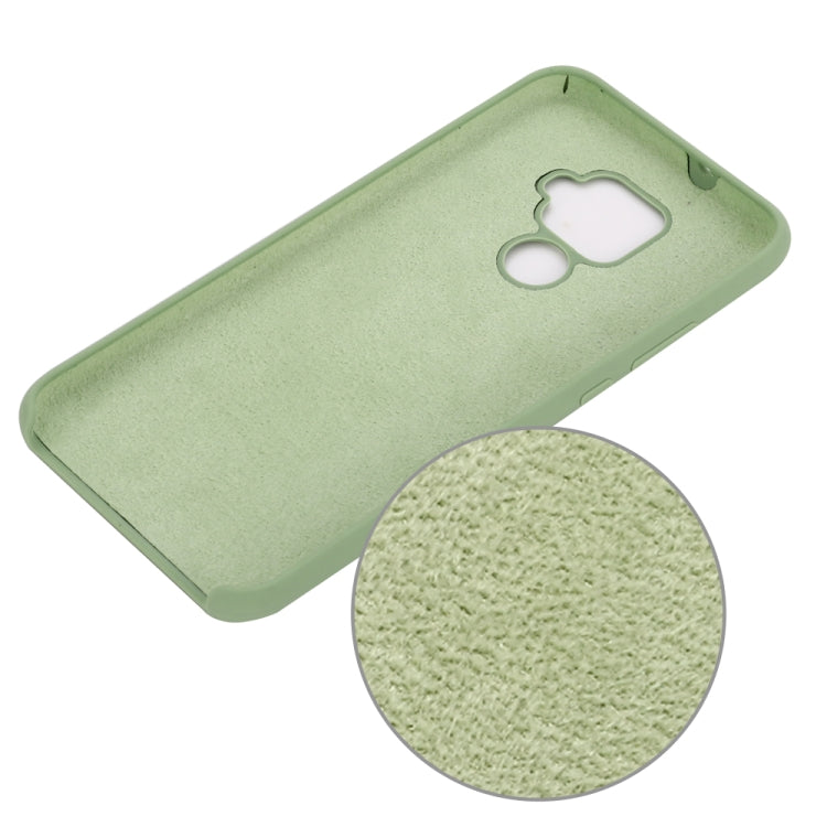 Solid Color Liquid Silicone Shockproof Coverage Case For Huawei Nova 5i Pro / Mate 30 Lite