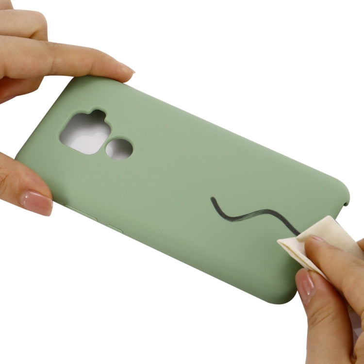 Solid Color Liquid Silicone Shockproof Coverage Case For Huawei Nova 5i Pro / Mate 30 Lite