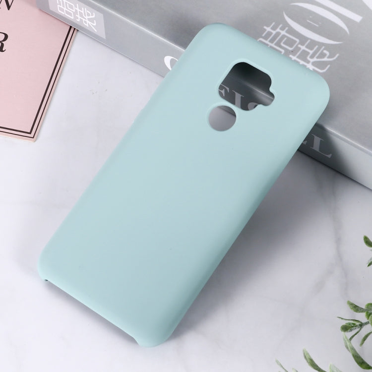 Solid Color Liquid Silicone Shockproof Coverage Case For Huawei Nova 5i Pro / Mate 30 Lite