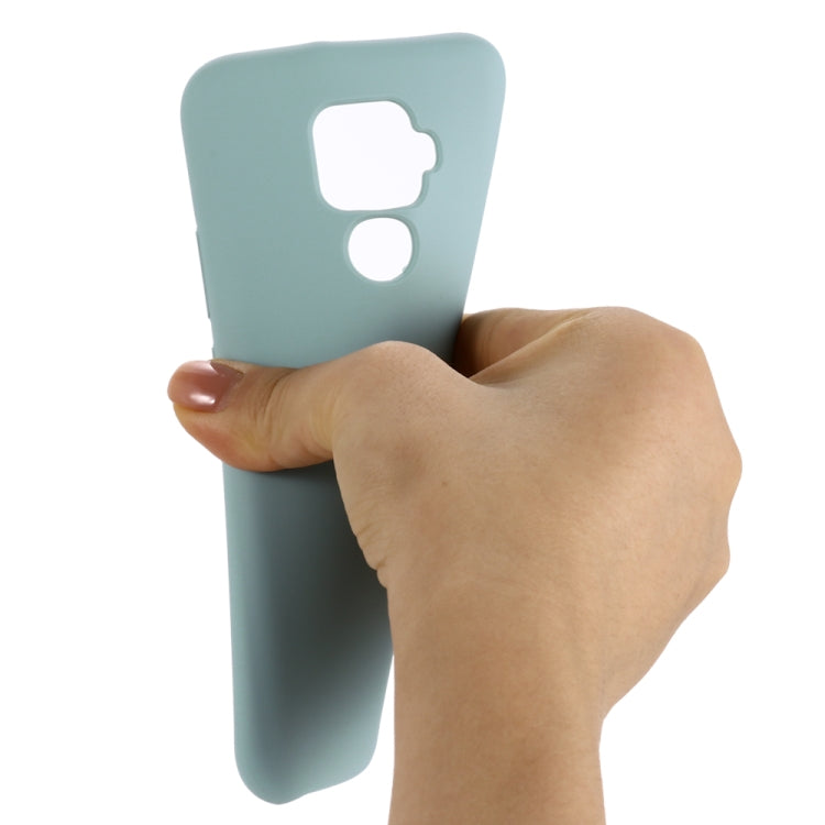 Solid Color Liquid Silicone Shockproof Coverage Case For Huawei Nova 5i Pro / Mate 30 Lite