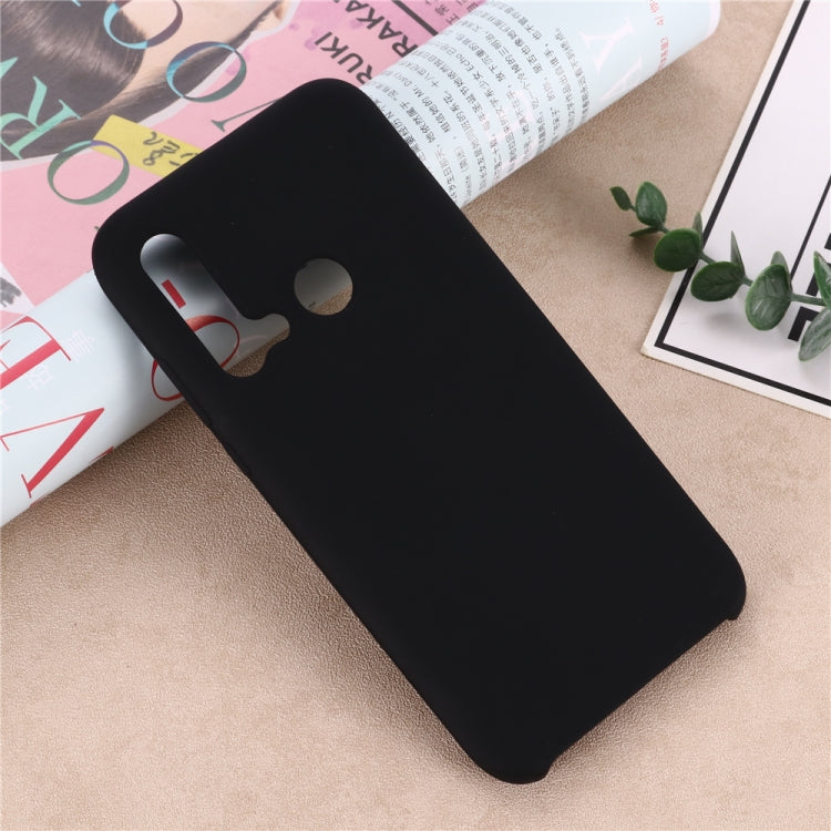 Solid Color Liquid Silicone Shockproof Coverage Case For Huawei Nova 5i