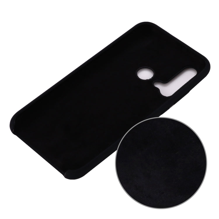 Solid Color Liquid Silicone Shockproof Coverage Case For Huawei Nova 5i