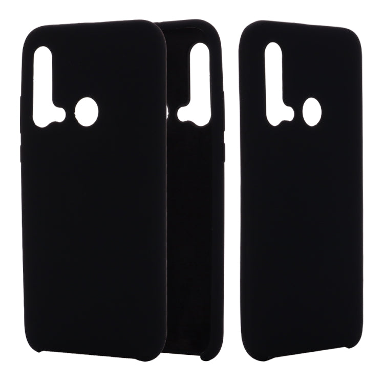Solid Color Liquid Silicone Shockproof Coverage Case For Huawei Nova 5i