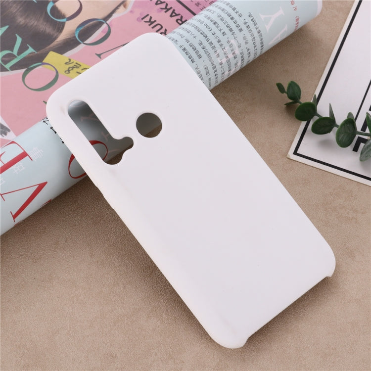Solid Color Liquid Silicone Shockproof Coverage Case For Huawei Nova 5i