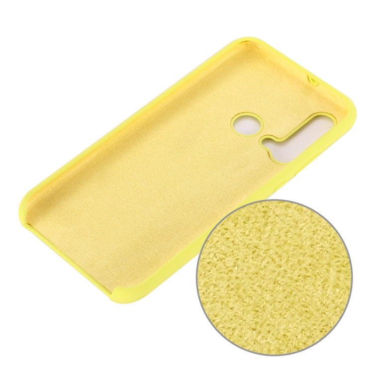 Solid Color Liquid Silicone Shockproof Coverage Case For Huawei Nova 5i