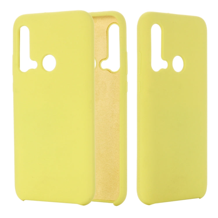 Solid Color Liquid Silicone Shockproof Coverage Case For Huawei Nova 5i