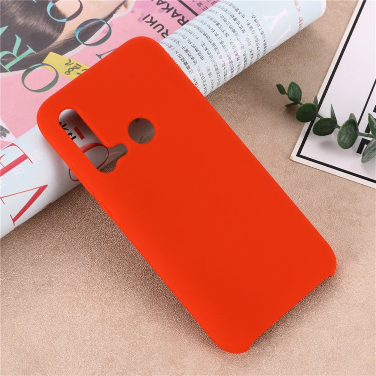 Solid Color Liquid Silicone Shockproof Coverage Case For Huawei Nova 5i