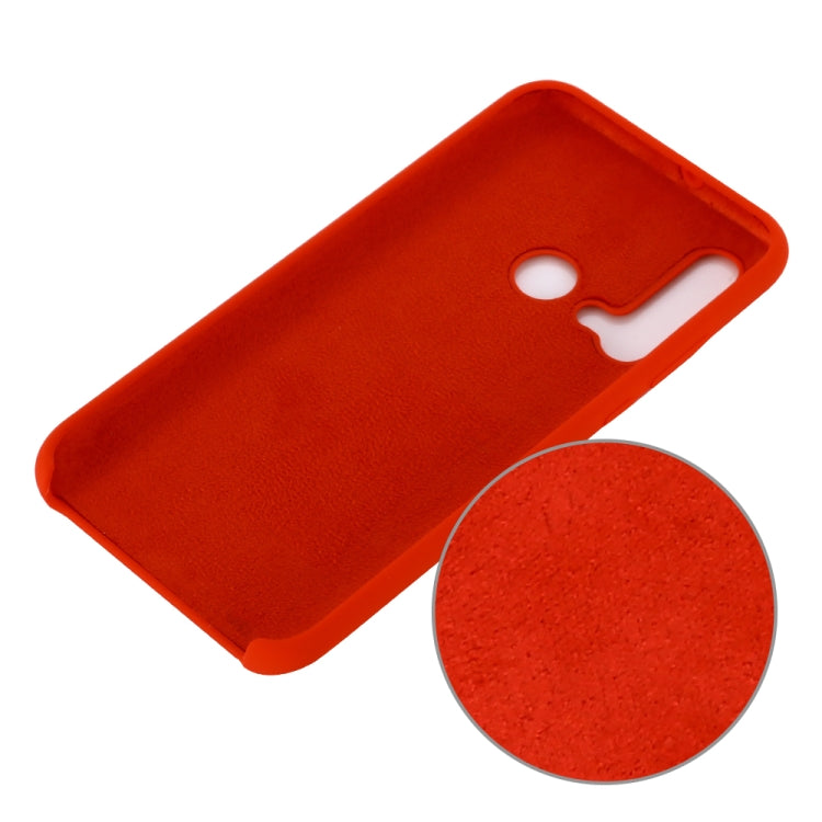 Solid Color Liquid Silicone Shockproof Coverage Case For Huawei Nova 5i