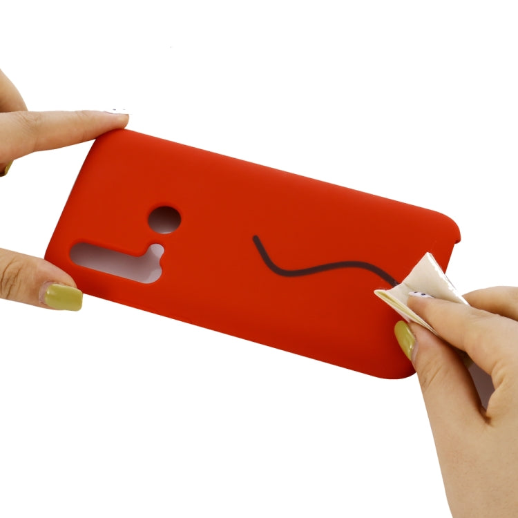 Solid Color Liquid Silicone Shockproof Coverage Case For Huawei Nova 5i