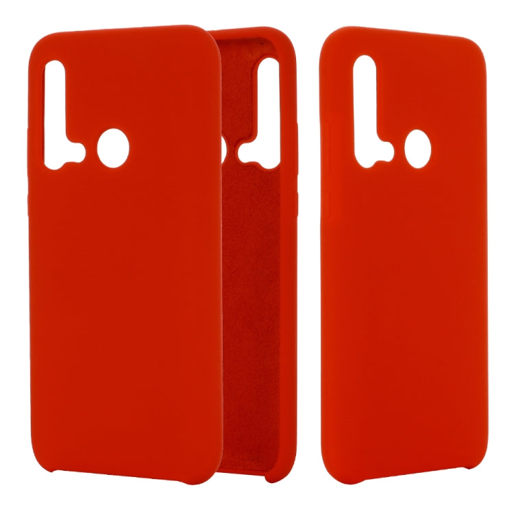 Solid Color Liquid Silicone Shockproof Coverage Case For Huawei Nova 5i