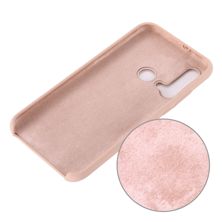 Solid Color Liquid Silicone Shockproof Coverage Case For Huawei Nova 5i