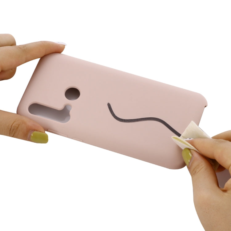 Solid Color Liquid Silicone Shockproof Coverage Case For Huawei Nova 5i