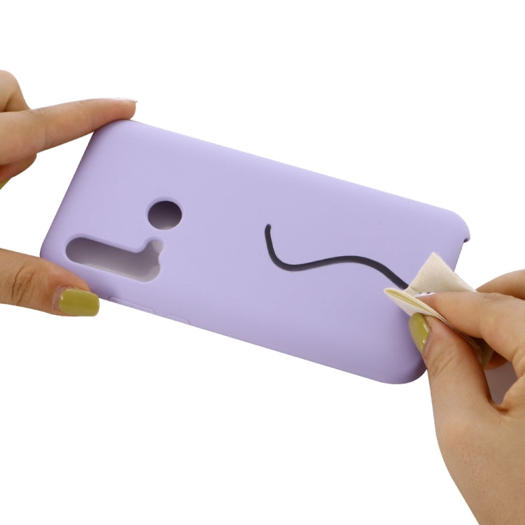 Solid Color Liquid Silicone Shockproof Coverage Case For Huawei Nova 5i