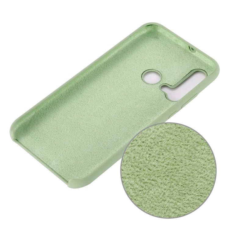 Solid Color Liquid Silicone Shockproof Coverage Case For Huawei Nova 5i