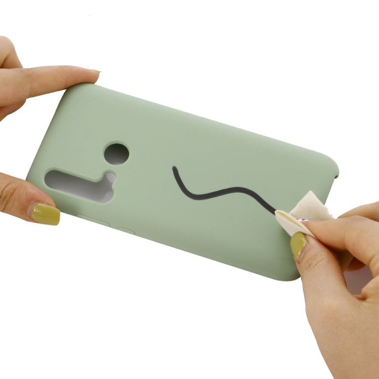 Solid Color Liquid Silicone Shockproof Coverage Case For Huawei Nova 5i