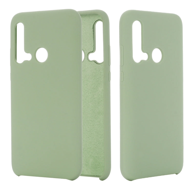 Solid Color Liquid Silicone Shockproof Coverage Case For Huawei Nova 5i