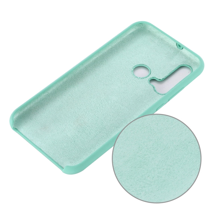 Solid Color Liquid Silicone Shockproof Coverage Case For Huawei Nova 5i