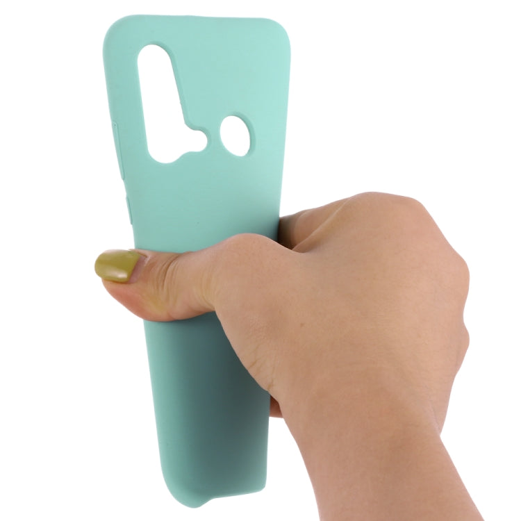 Solid Color Liquid Silicone Shockproof Coverage Case For Huawei Nova 5i