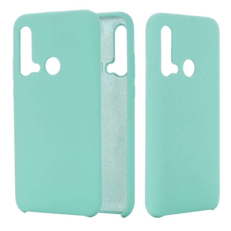 Solid Color Liquid Silicone Shockproof Coverage Case For Huawei Nova 5i
