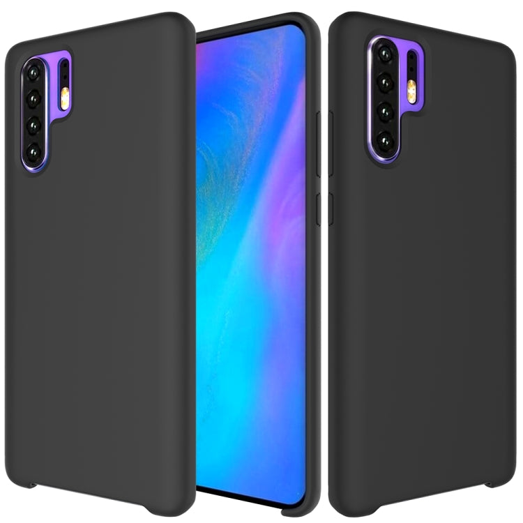 Solid Color Liquid Silicone Shockproof Coverage Case For Huawei P30 Pro