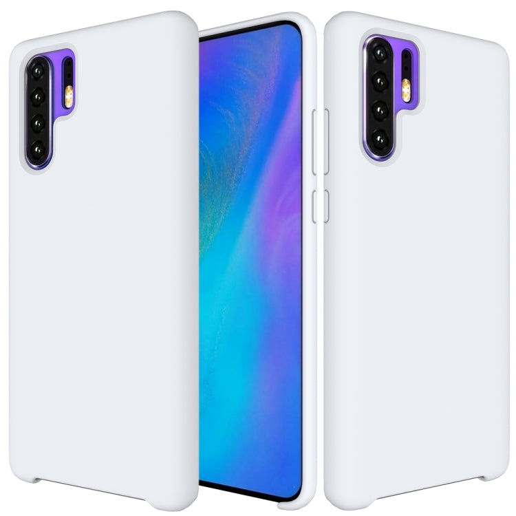 Solid Color Liquid Silicone Shockproof Coverage Case For Huawei P30 Pro