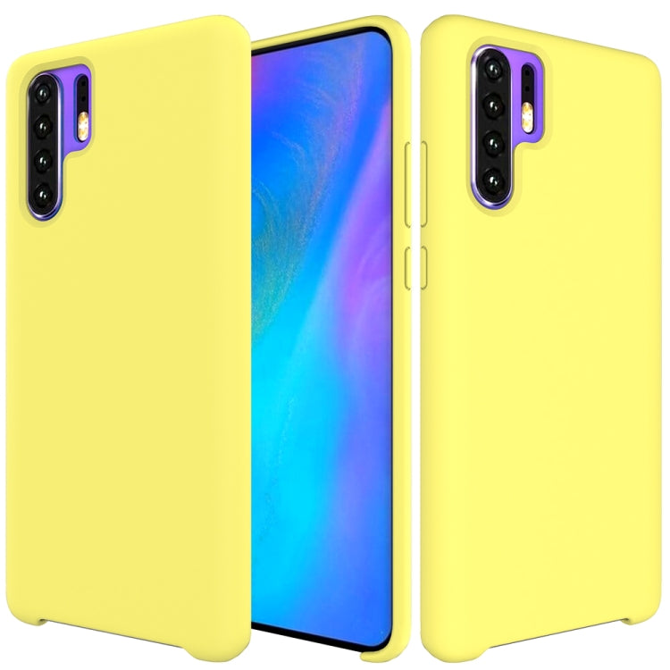 Solid Color Liquid Silicone Shockproof Coverage Case For Huawei P30 Pro