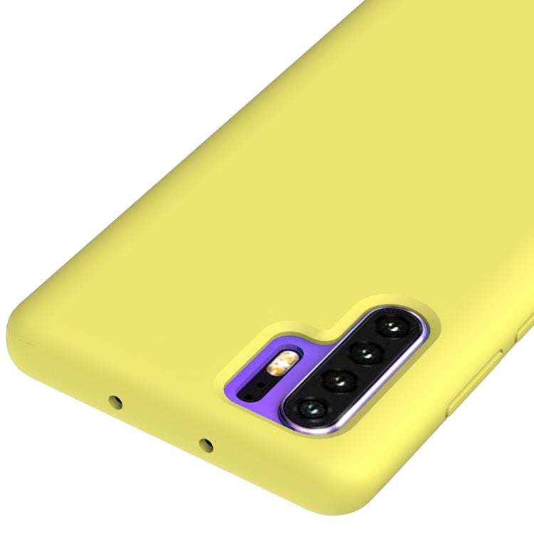 Solid Color Liquid Silicone Shockproof Coverage Case For Huawei P30 Pro