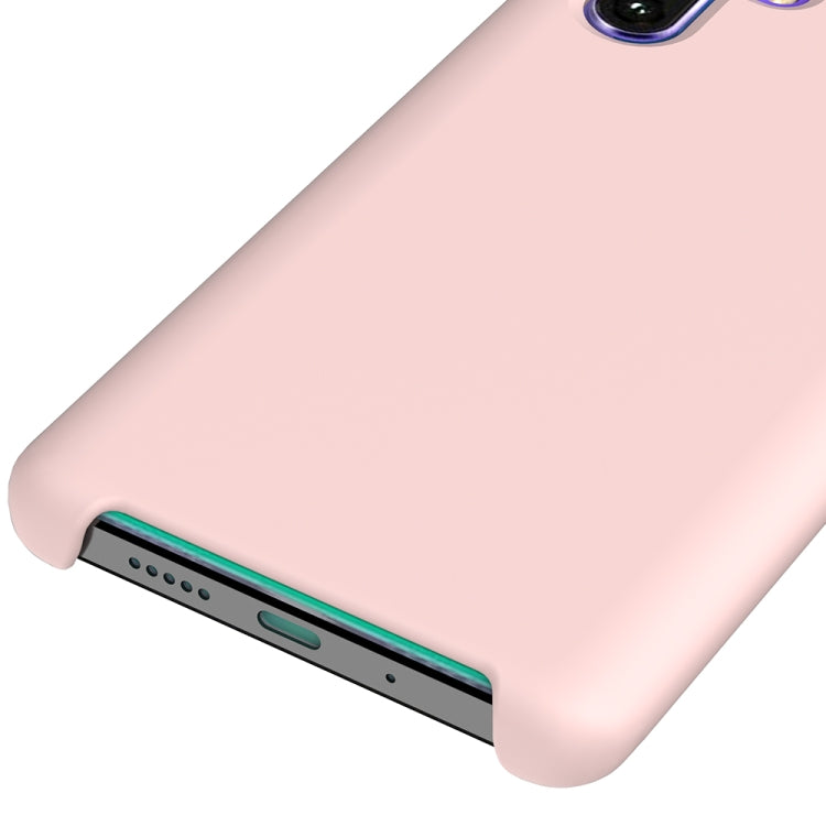 Solid Color Liquid Silicone Shockproof Coverage Case For Huawei P30 Pro