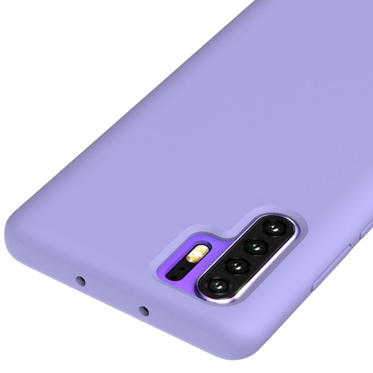 Solid Color Liquid Silicone Shockproof Coverage Case For Huawei P30 Pro