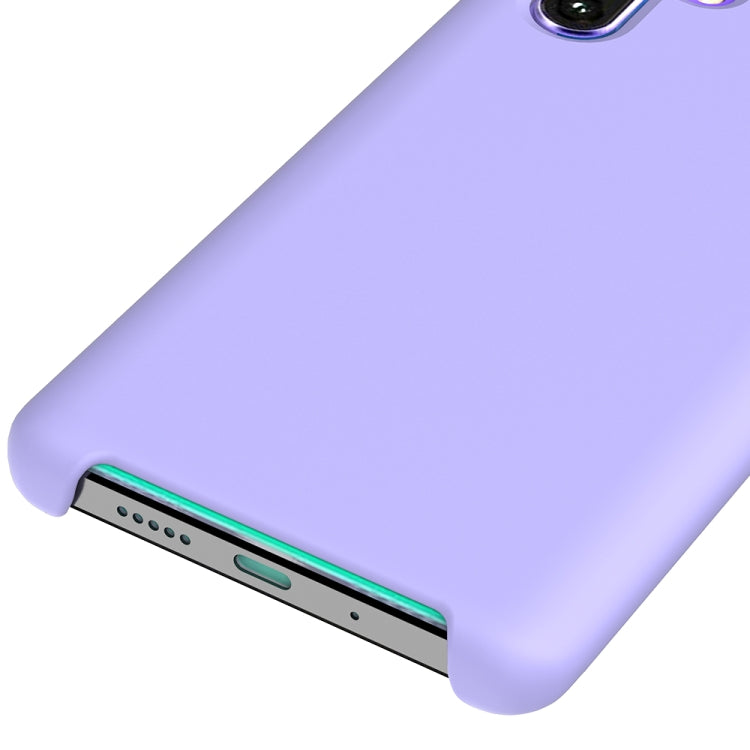 Solid Color Liquid Silicone Shockproof Coverage Case For Huawei P30 Pro